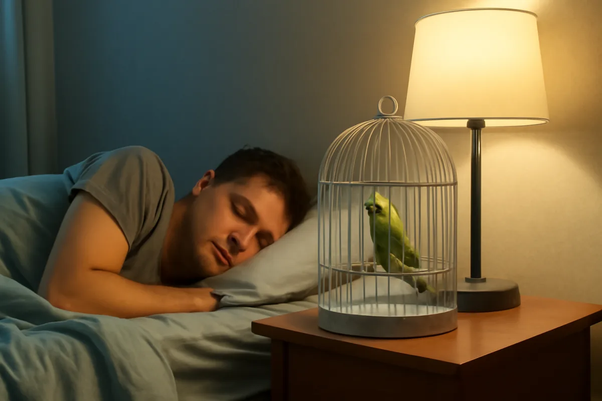Dormire con la luce accesa fa male agli uccelli domestici? Ecco cosa dice la scienza