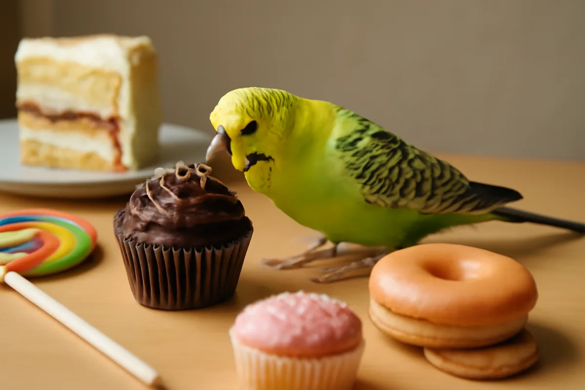 Pappagallini e dolci: perché NON vanno mai dati nemmeno in piccole dosi